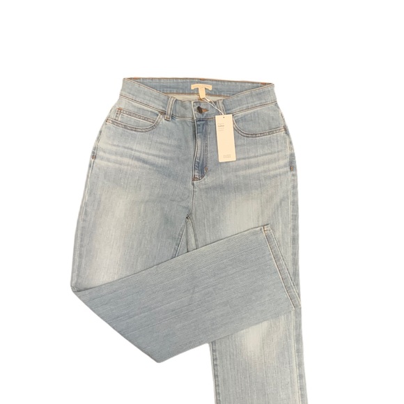 Eileen Fisher | High Waist Ankle Bootcut Jeans - Picture 3 of 12